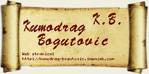 Kumodrag Bogutović vizit kartica